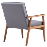 Retro Modern Wooden Single Chair