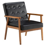 Retro Modern Wooden Single Chair
